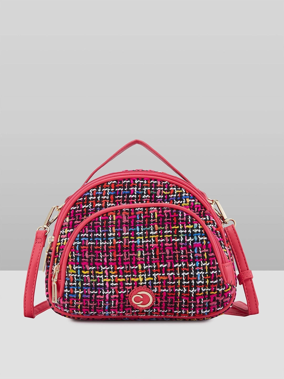 Caprese Harmonee Small Fuchsia Sling Bag