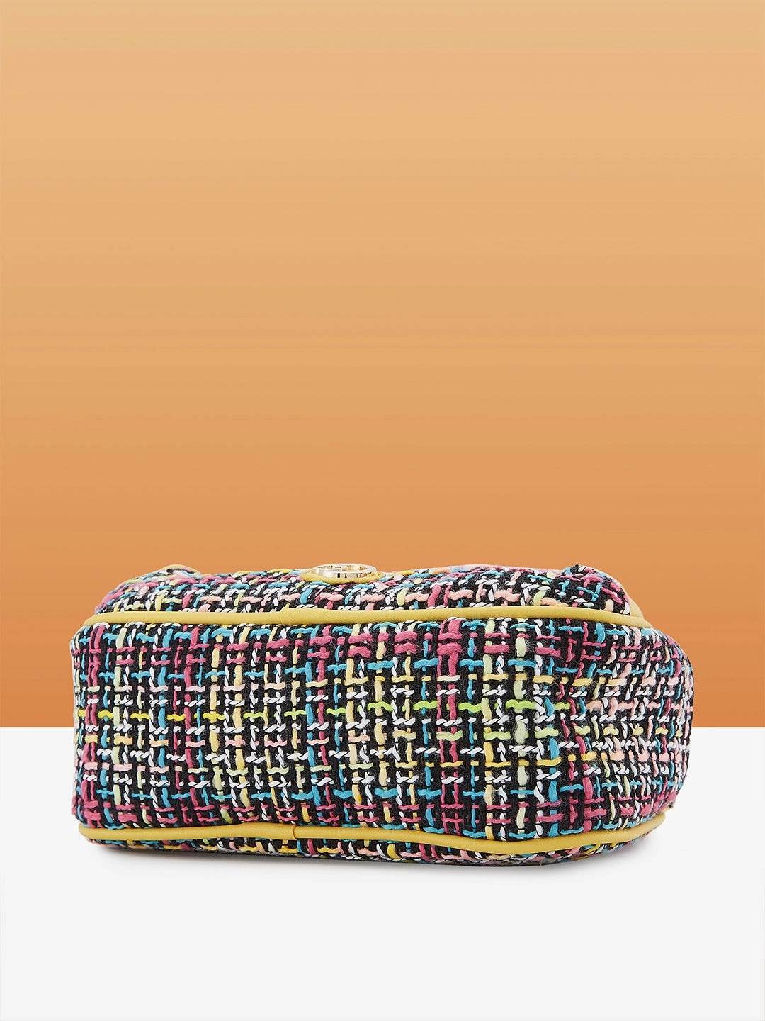 Caprese Harmonee Small Yellow Sling Bag