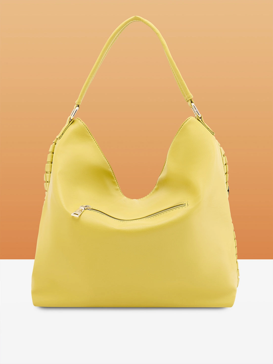 Caprese Havana Large Pastel Yellow Hobo Bag