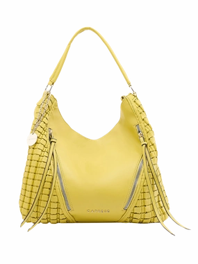 Caprese Havana Large Pastel Yellow Hobo Bag