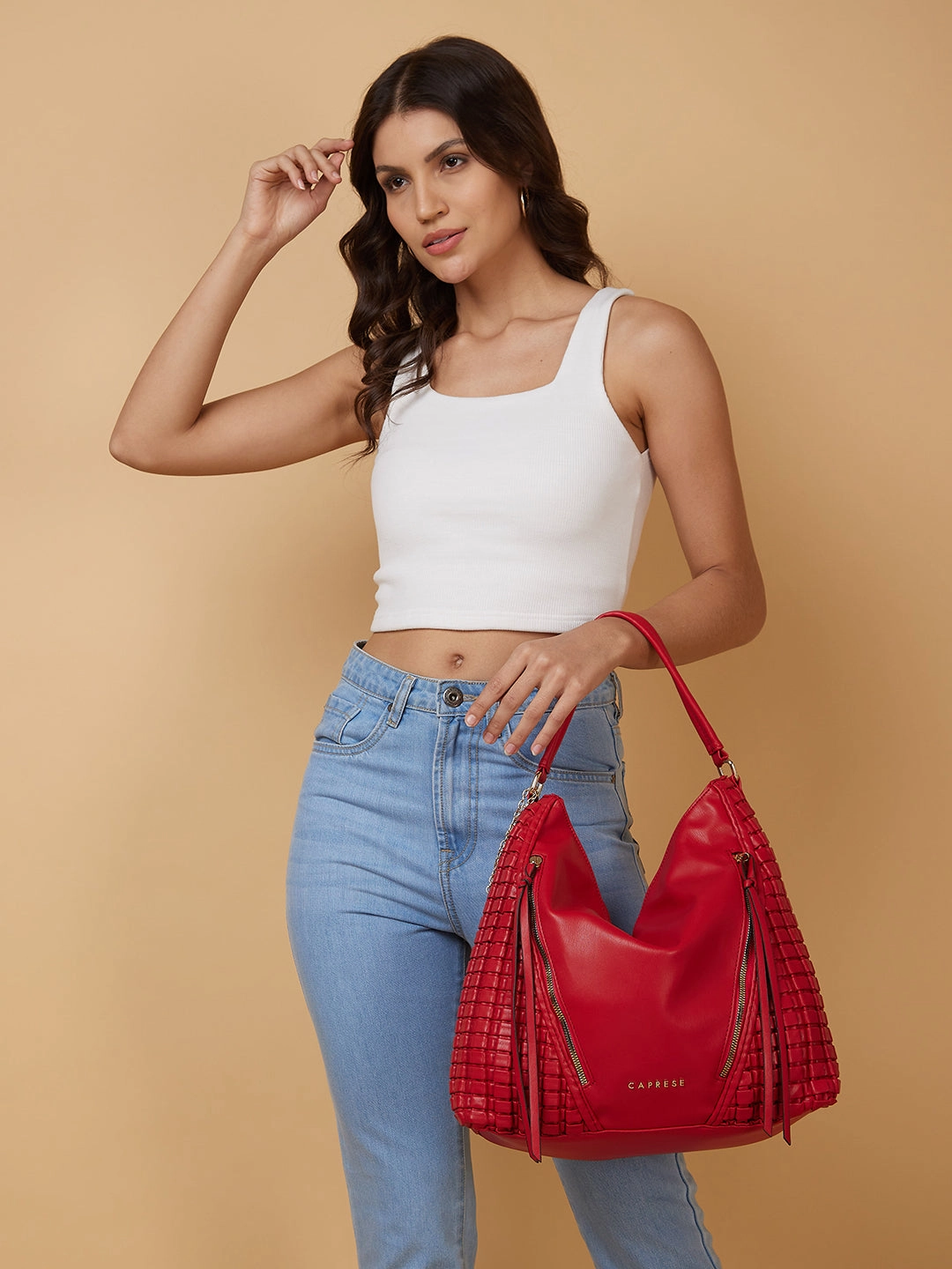 Caprese Havana Large Terra Hobo Bag