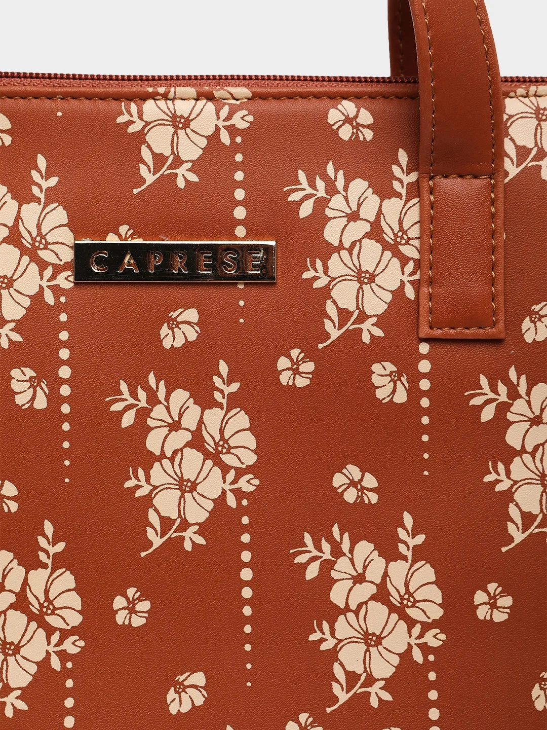 Caprese Hilton Medium Tan Laptop Bag
