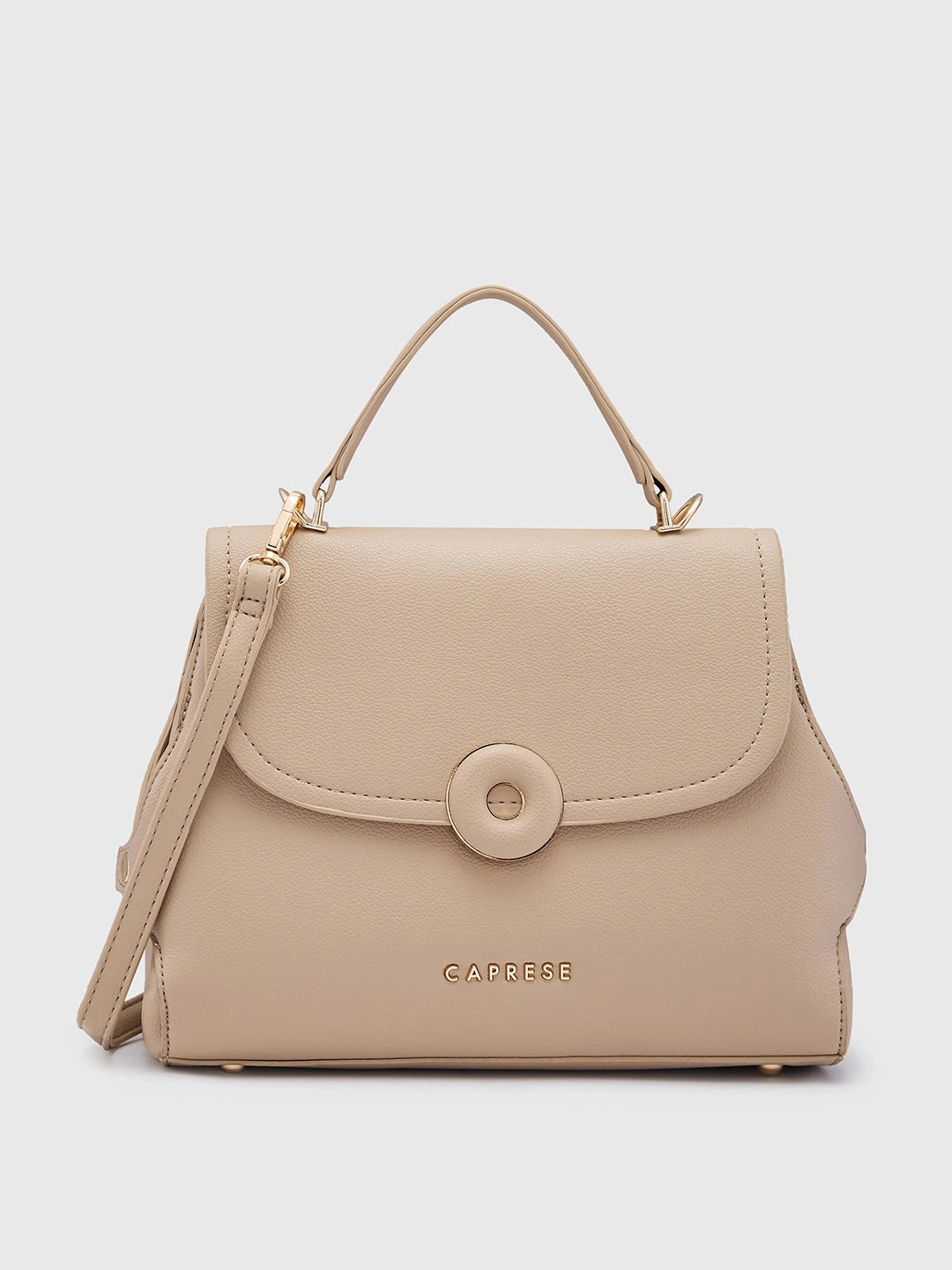 Caprese Jackie Medium Beige Sling Bag