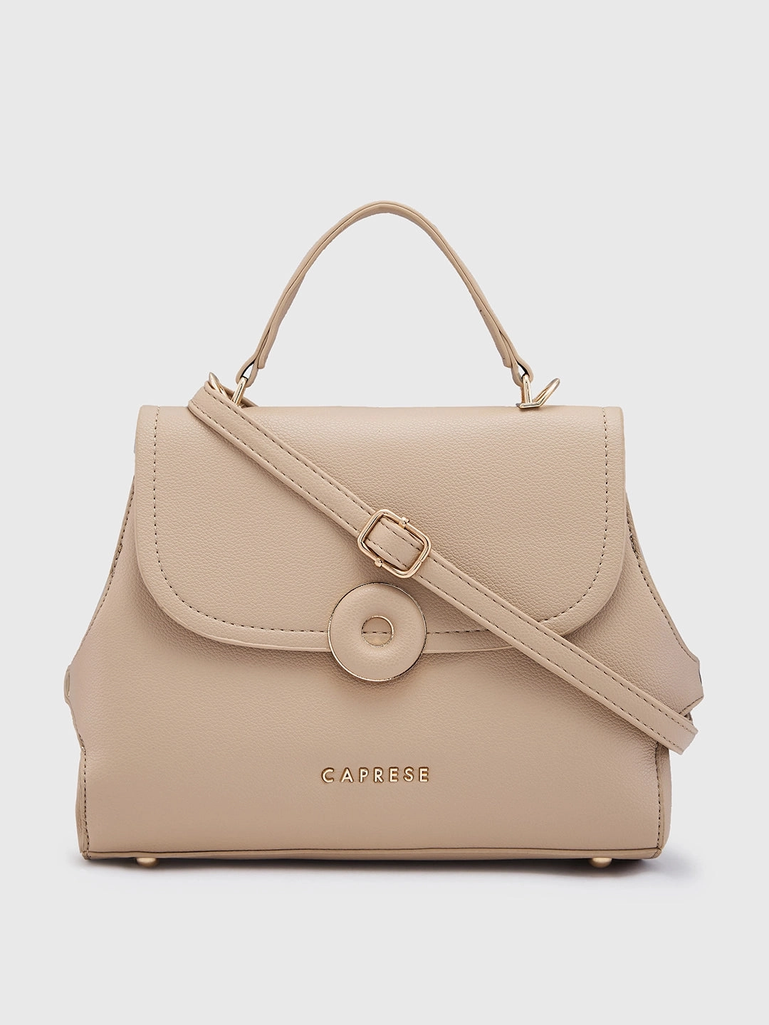 Caprese Jackie Medium Beige Sling Bag