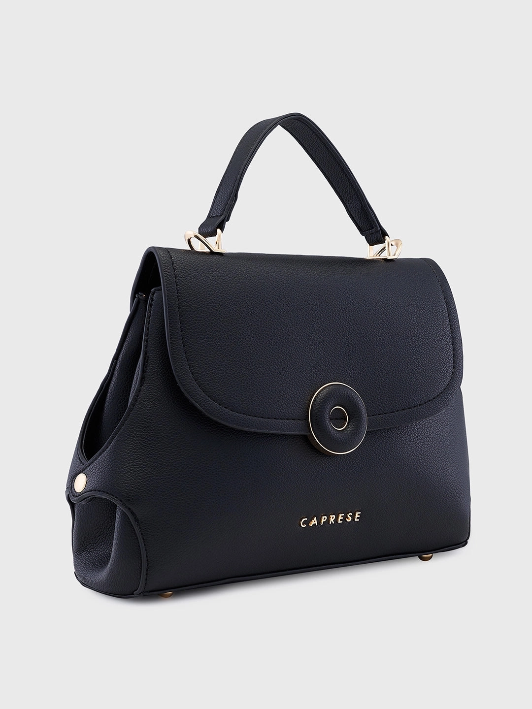 Caprese Jackie Medium Black Sling Bag