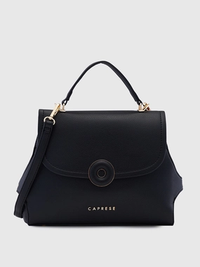 Caprese Jackie Medium Black Sling Bag