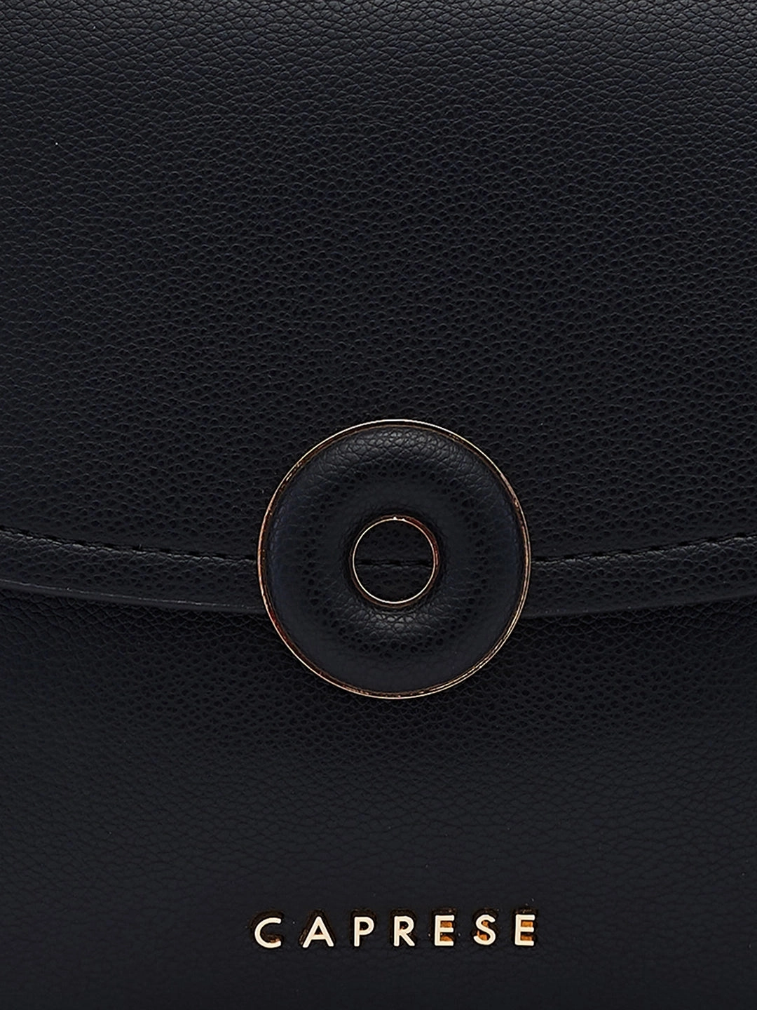 Caprese Jackie Medium Black Sling Bag
