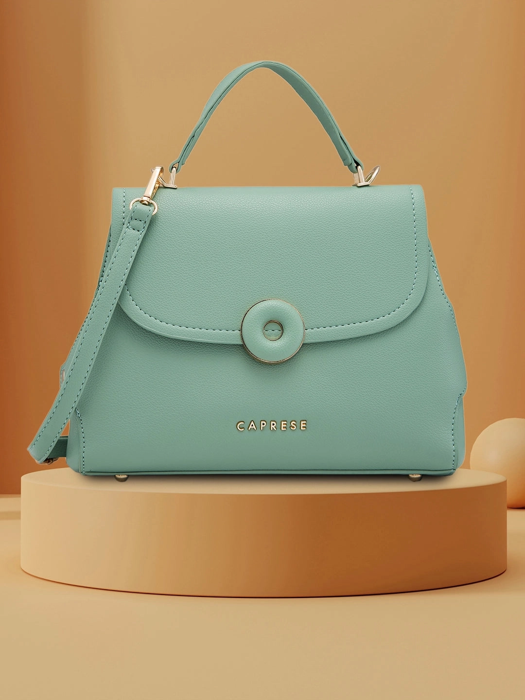 Caprese Jackie Medium Green Sling Bag