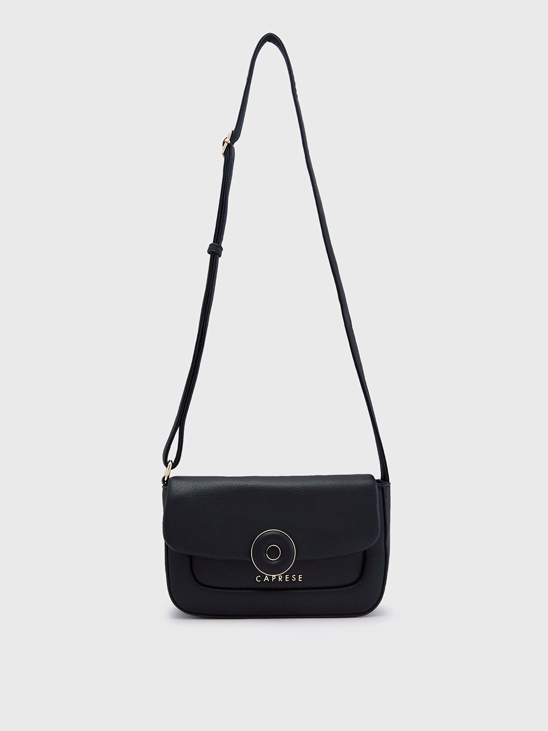 Caprese Jackie Small Black Sling Bag