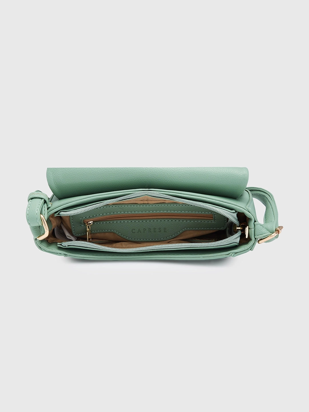 Caprese Jackie Small Green Sling Bag