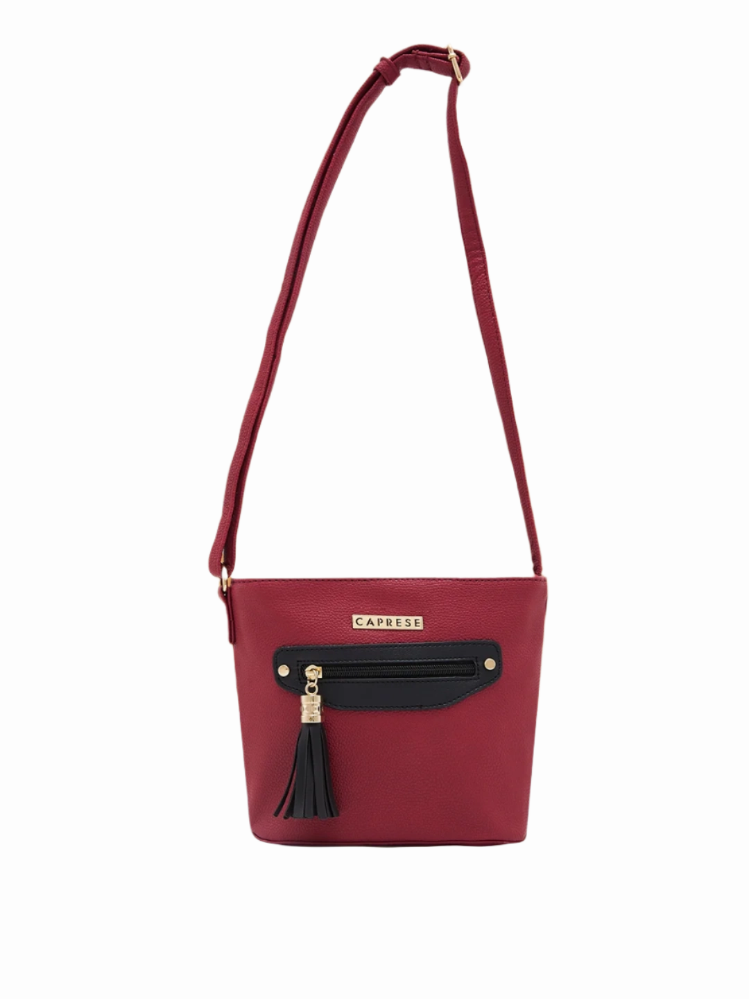Caprese Jane Medium Deep Red Sling Bag