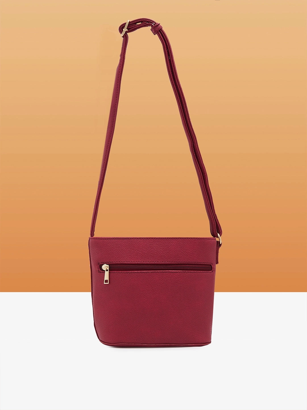 Caprese Jane Medium Deep Red Sling Bag