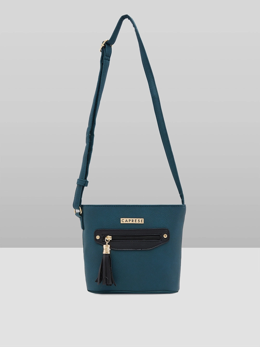 Caprese Jane Medium Emerald Sling Bag