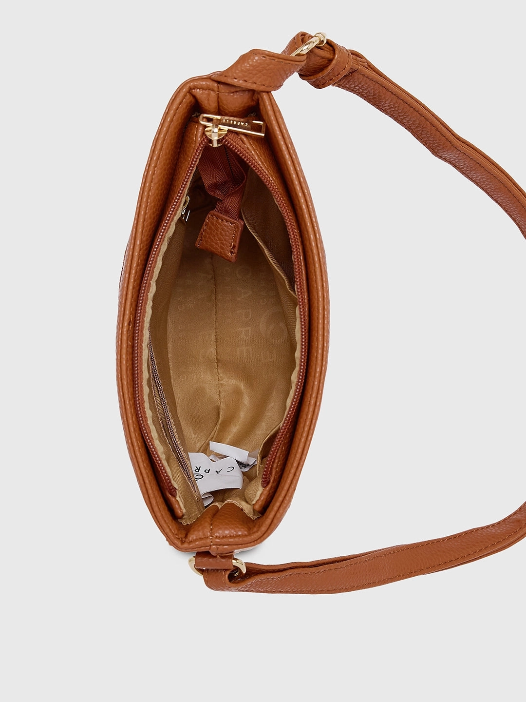 Caprese Jane Medium Hb Tan Sling Bag