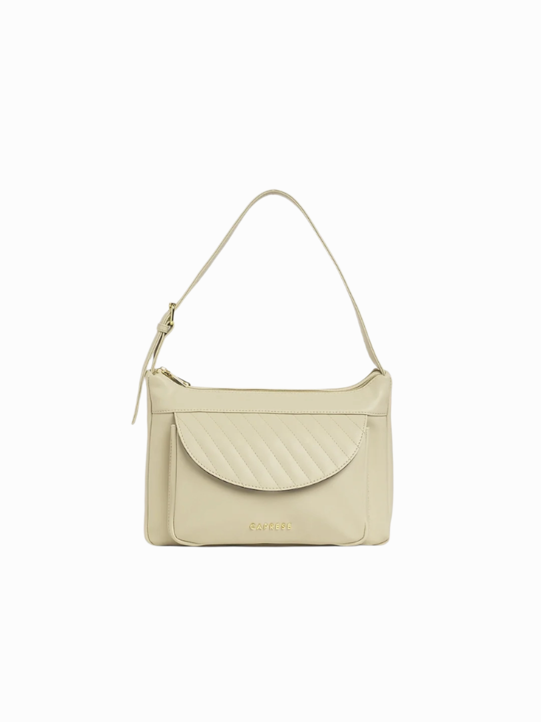 Caprese Jessica Medium Beige Hobo Bag