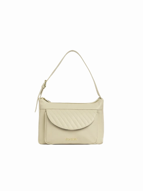 Caprese Jessica Medium Beige Hobo Bag
