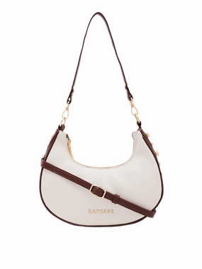 Caprese Josie Small Beige Hobo Bag