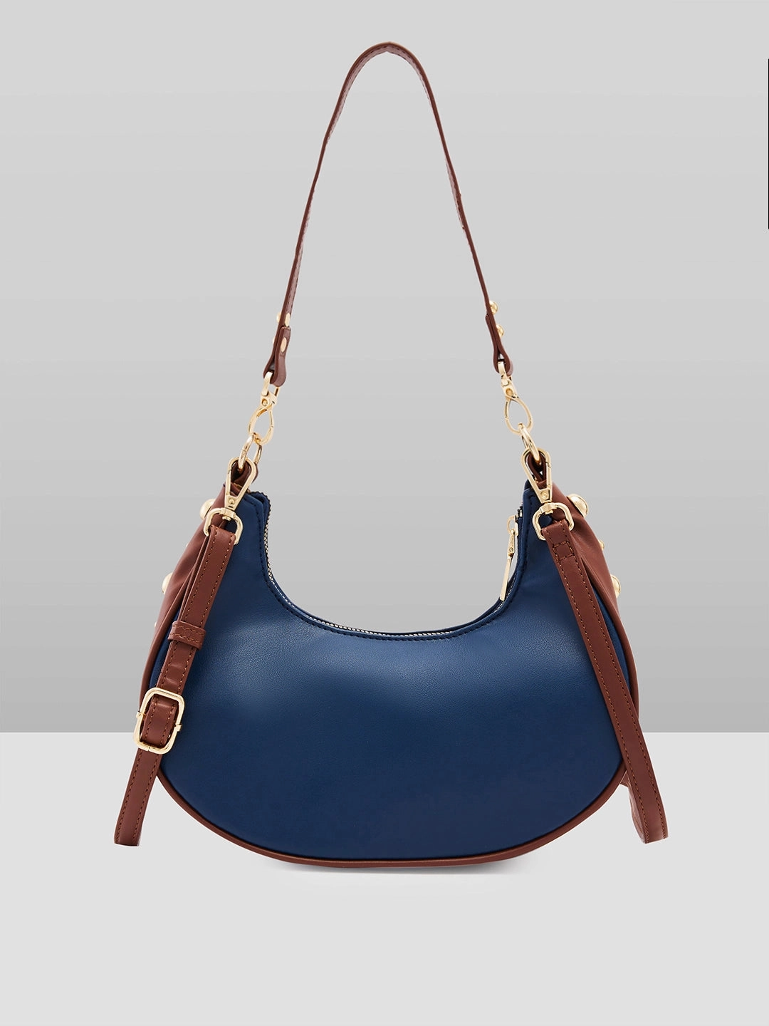 Caprese Josie Small Blue Hobo Bag