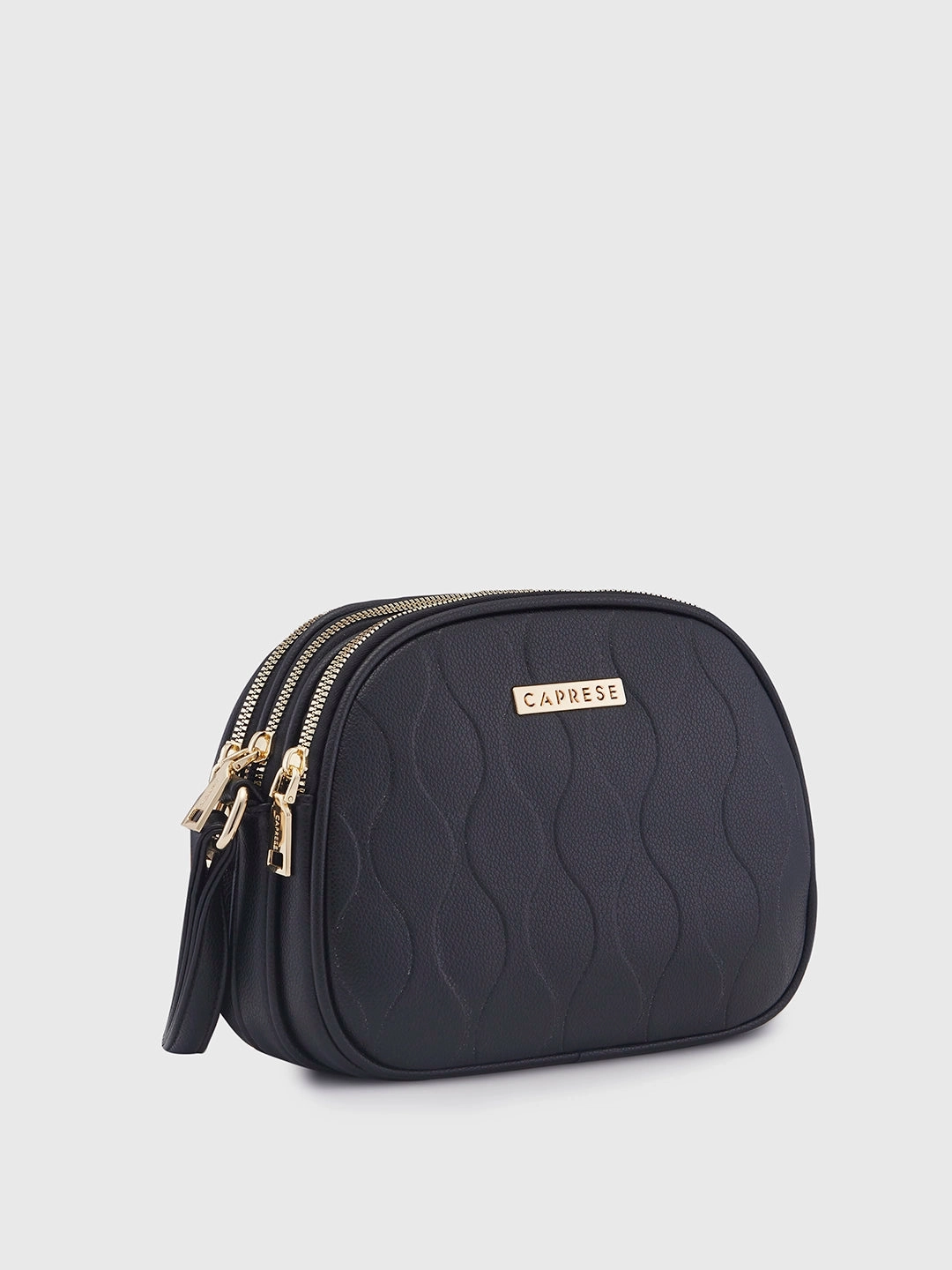 Caprese Linz Medium Black Sling Bag
