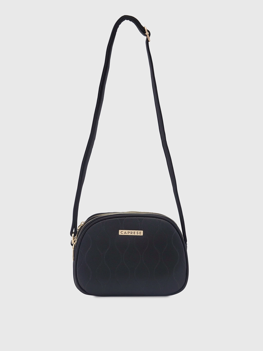 Caprese Linz Medium Black Sling Bag