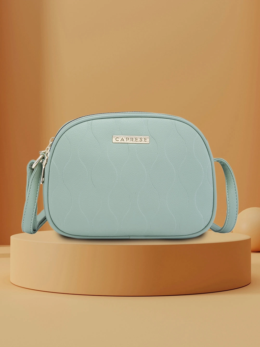 Caprese Linz Medium Green Sling Bag