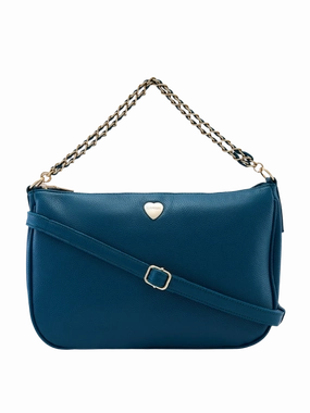 Caprese Maisie Large Teal Crossbody Bag
