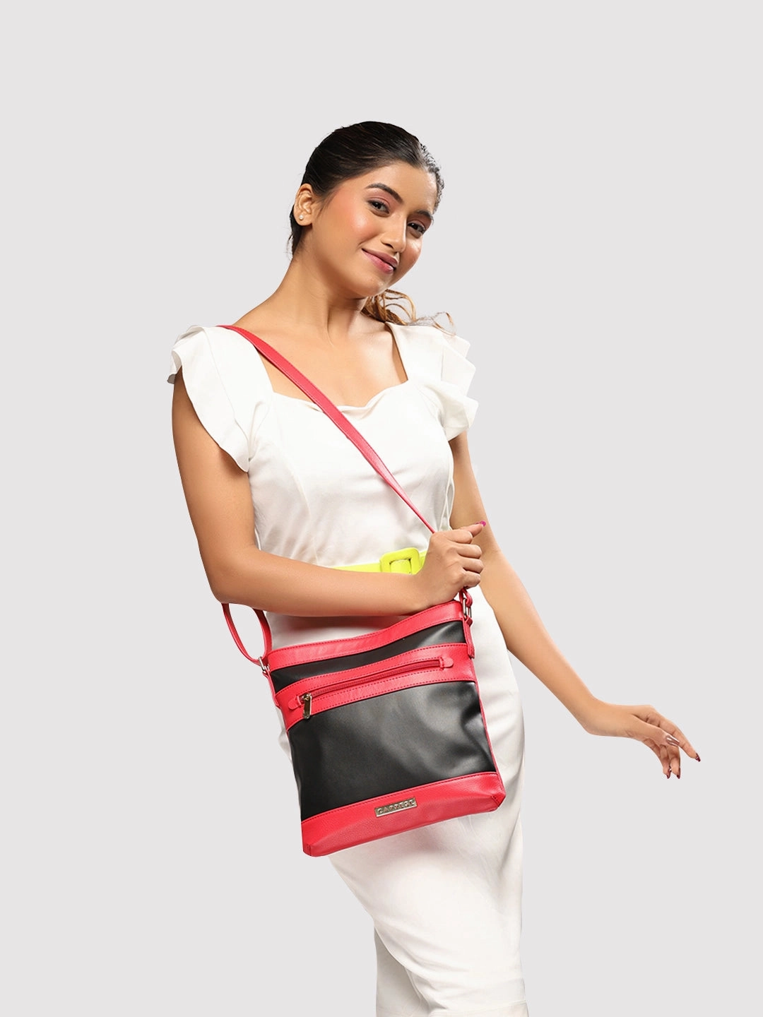 Caprese Marciano Medium Red Sling Bag
