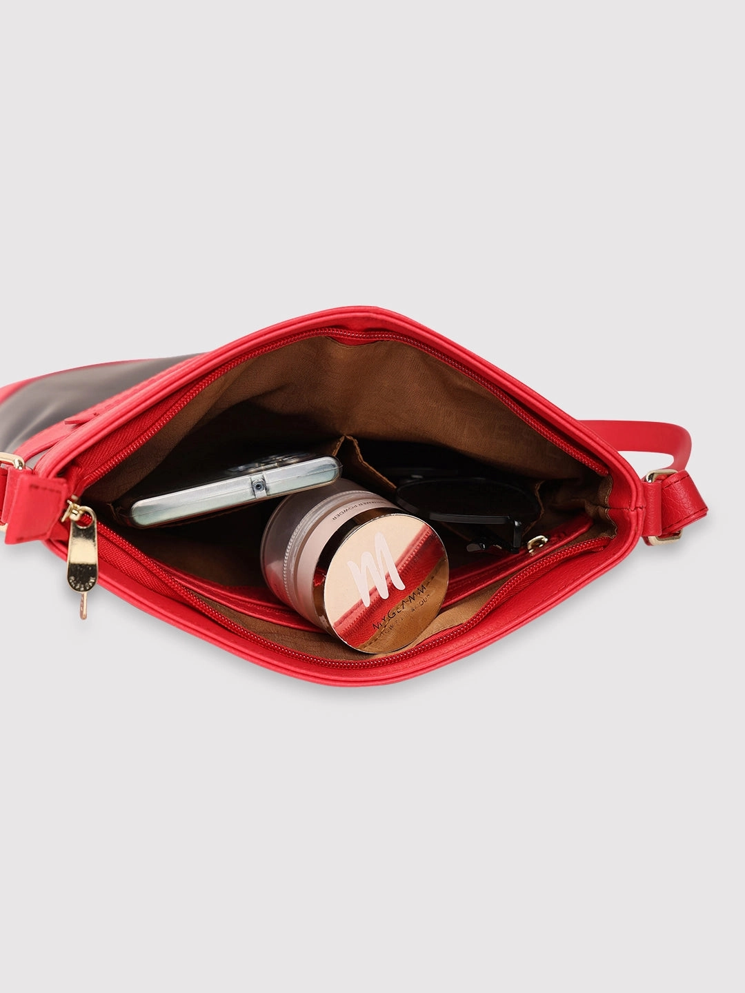 Caprese Marciano Medium Red Sling Bag