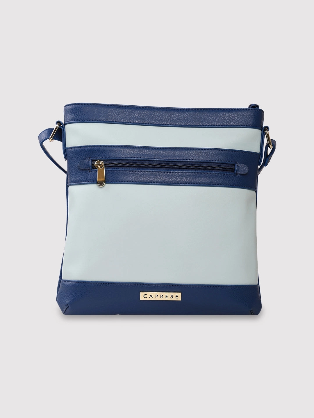 Caprese Marciano Medium Striped Navy Sling Bag