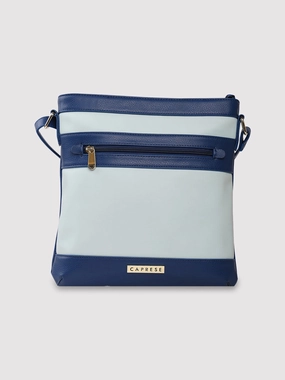 Caprese Marciano Medium Striped Navy Sling Bag