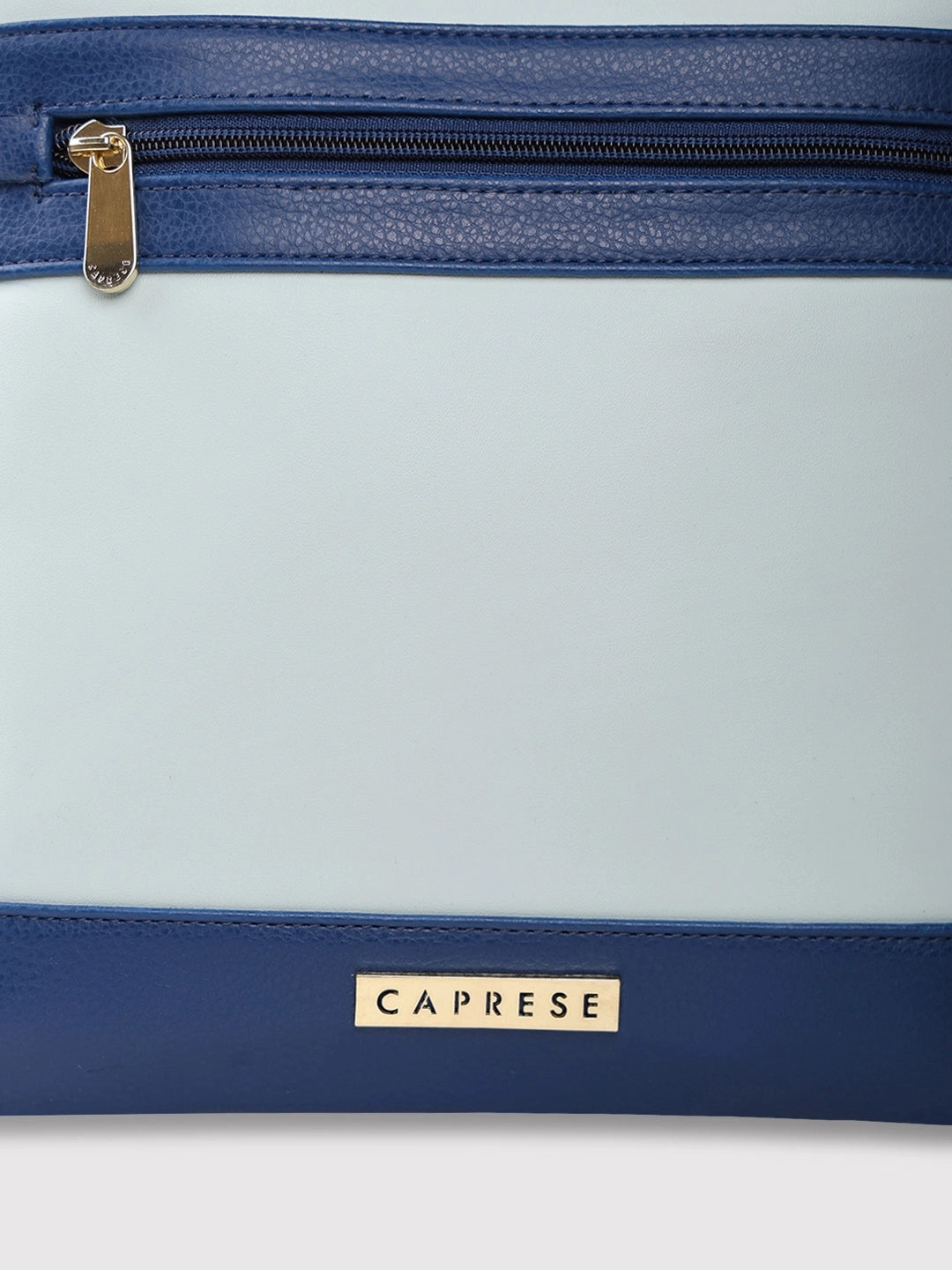Caprese Marciano Medium Striped Navy Sling Bag