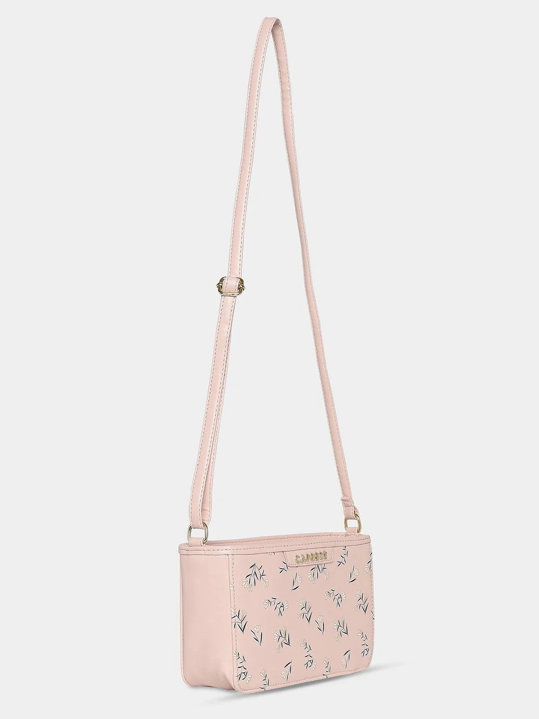 Caprese Merida Small Printed Blush Sling Bag