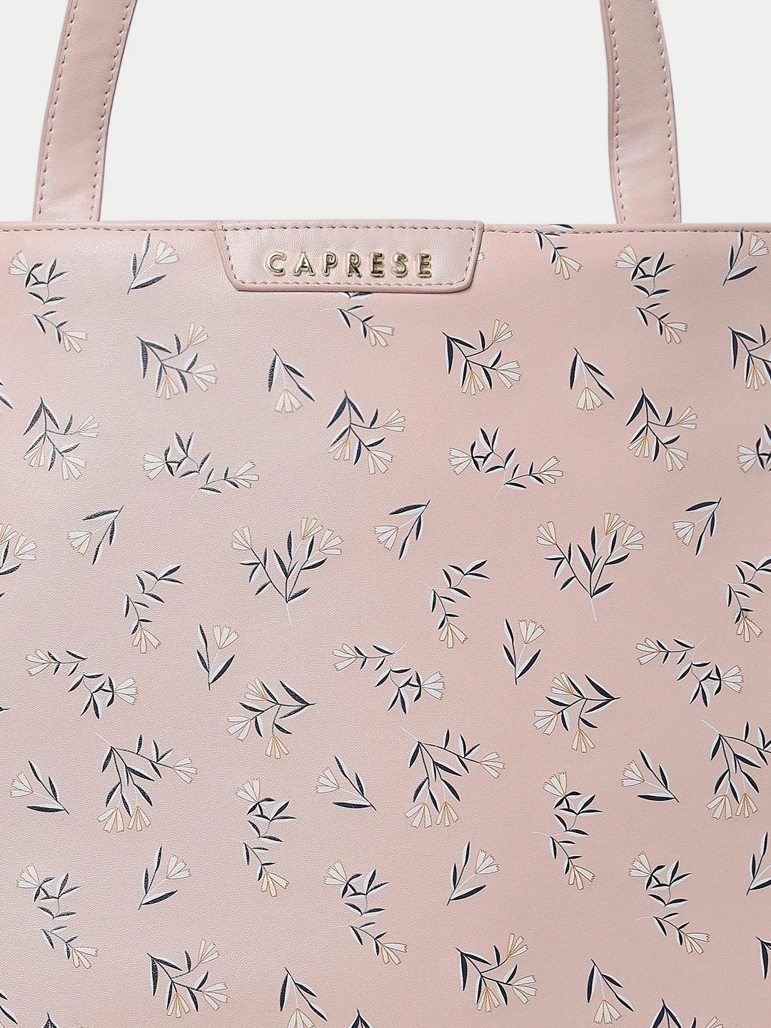 Caprese Merida Tote Printed Large Blush Laptop Bag