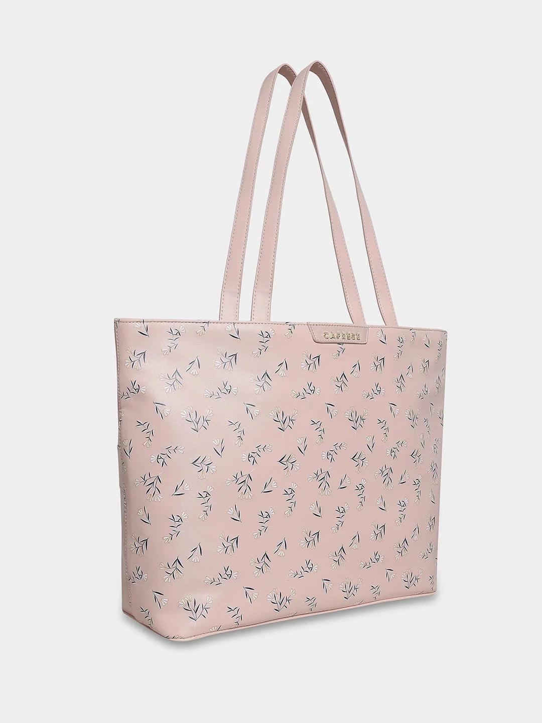 Caprese Merida Tote Printed Large Blush Laptop Bag