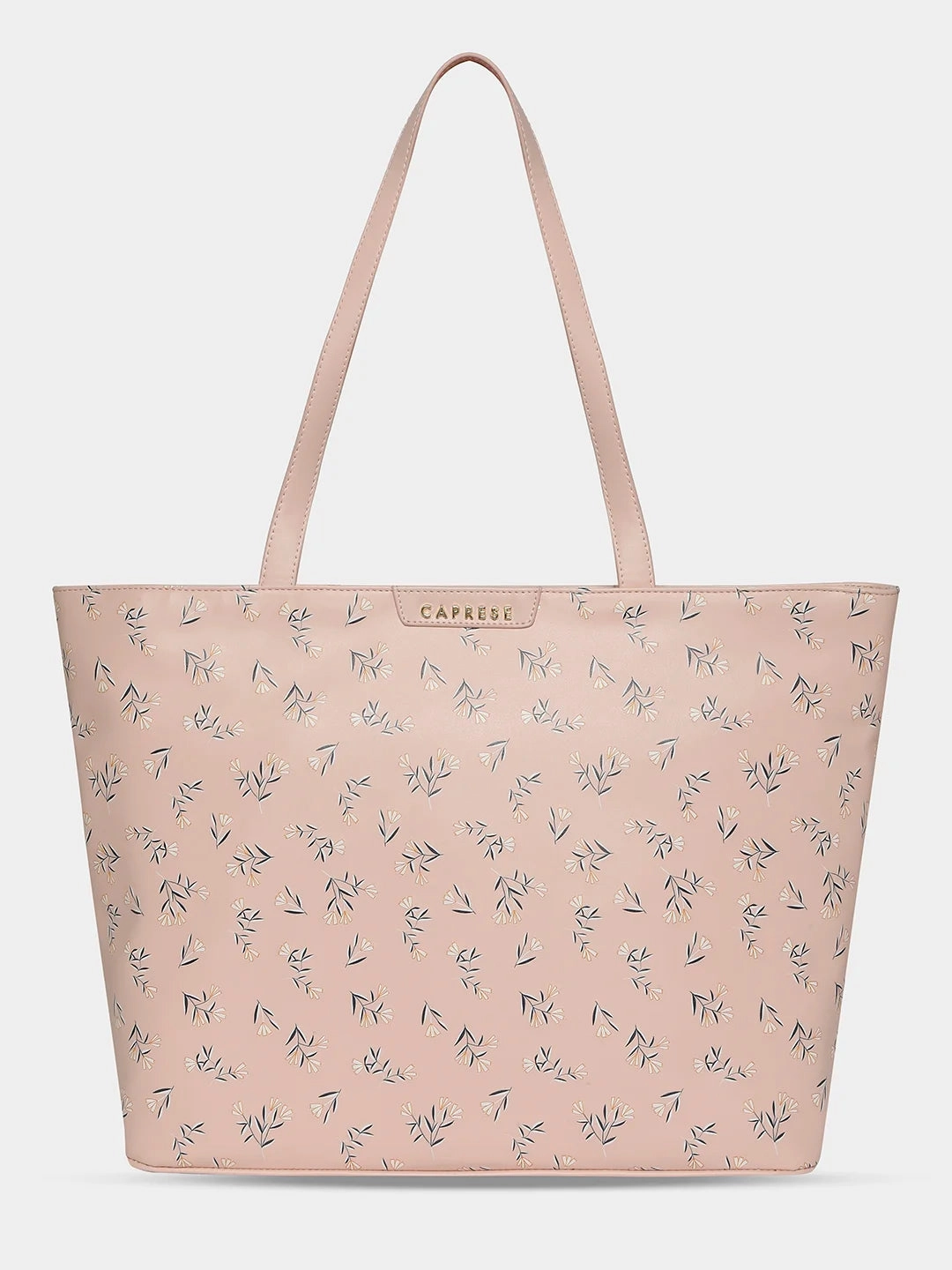 Caprese Merida Tote Printed Large Sky Blue Laptop Bag