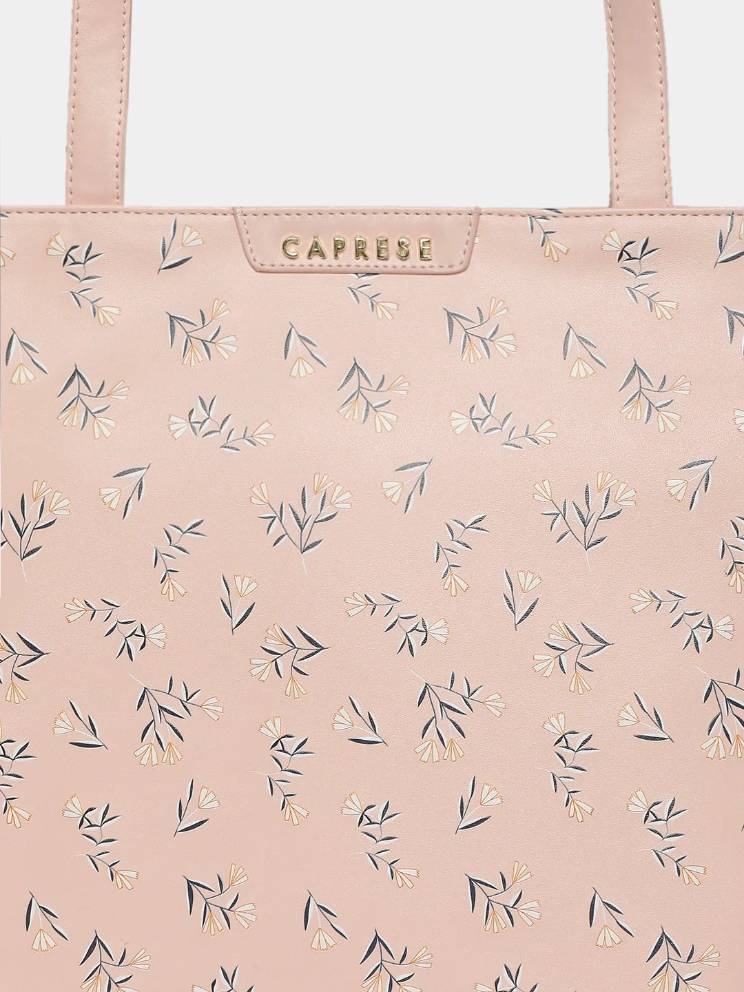 Caprese Merida Tote Printed Large Sky Blue Laptop Bag