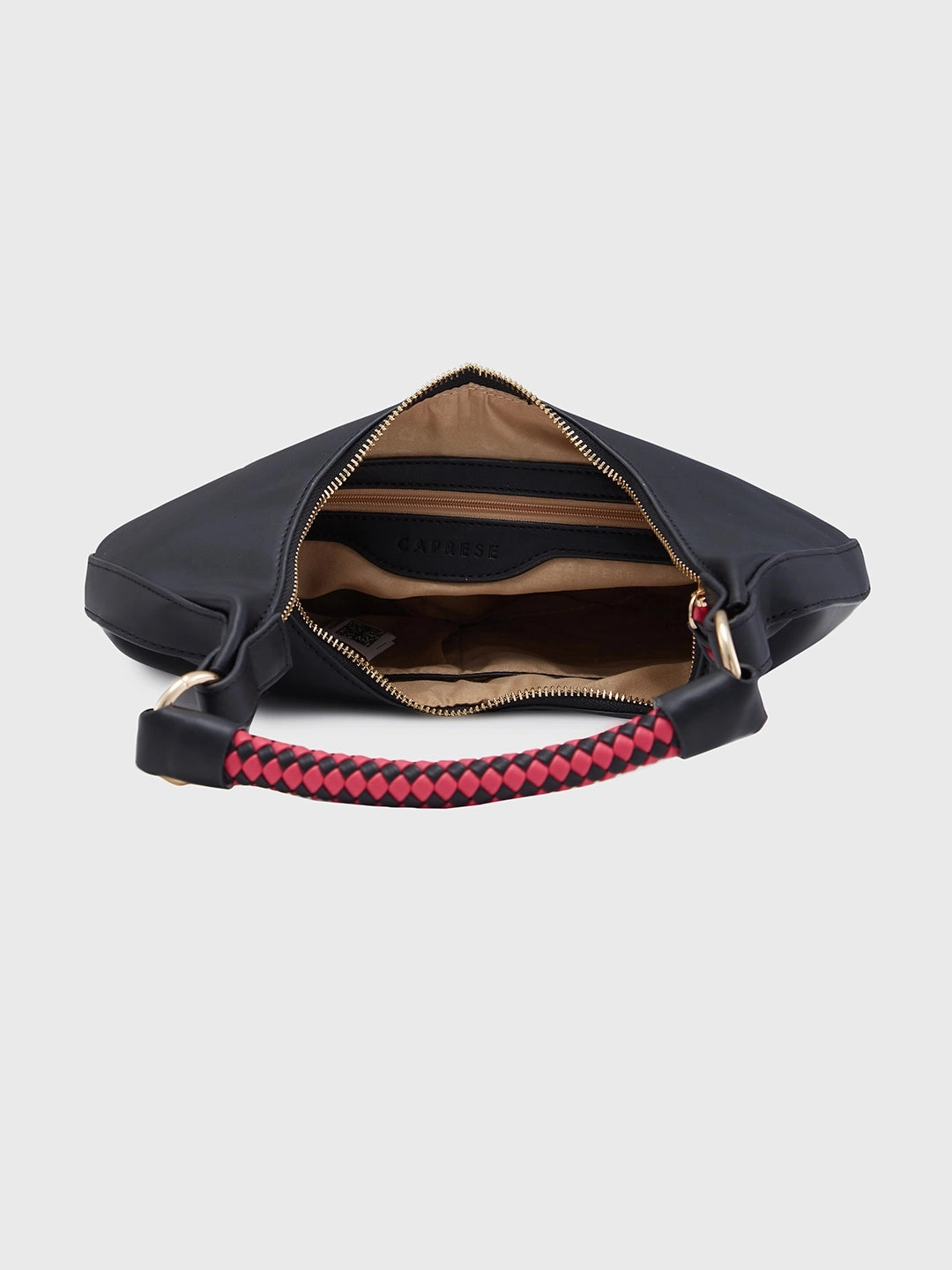 Caprese Mindy Medium Black Hobo Bag