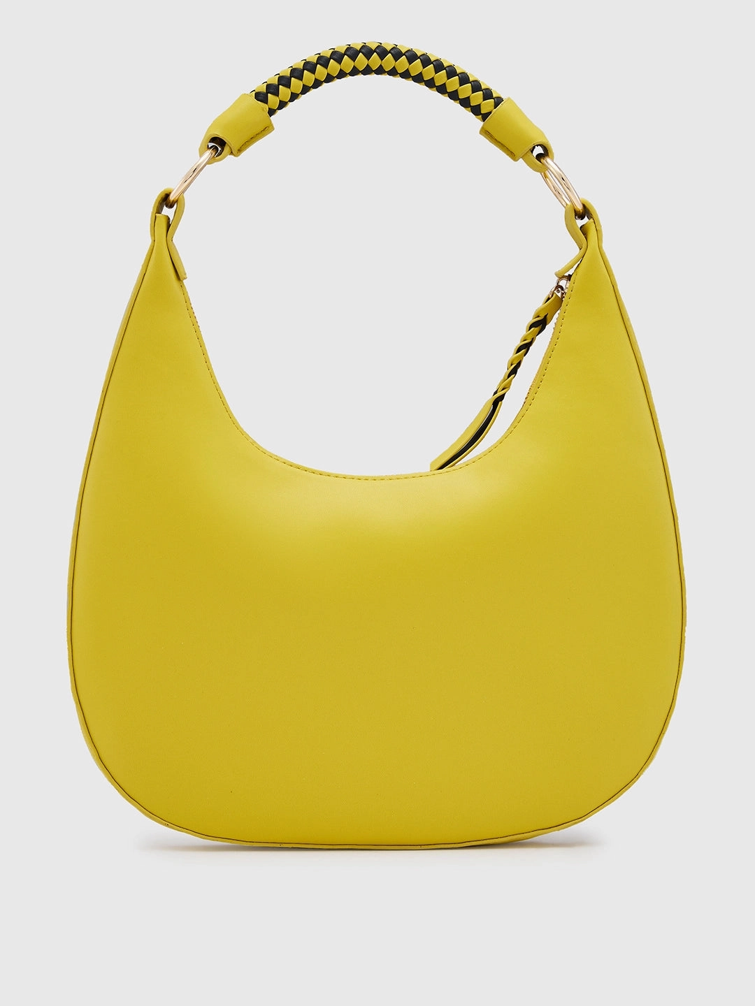 Caprese Mindy Medium Cyber Lime Hobo Bag