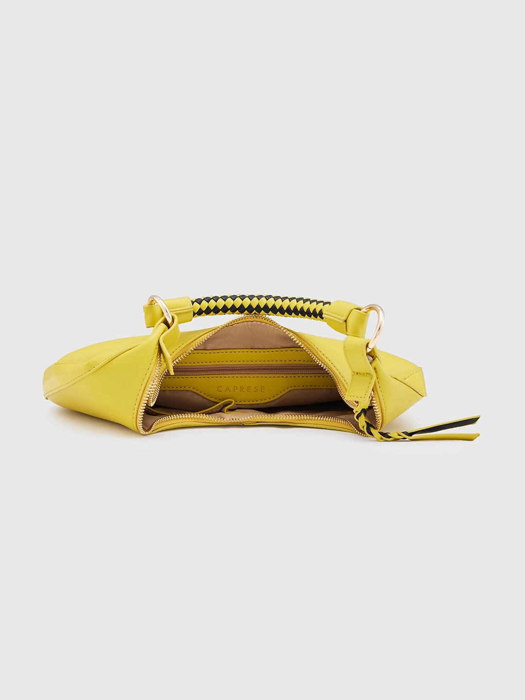 Caprese Mindy Medium Cyber Lime Hobo Bag
