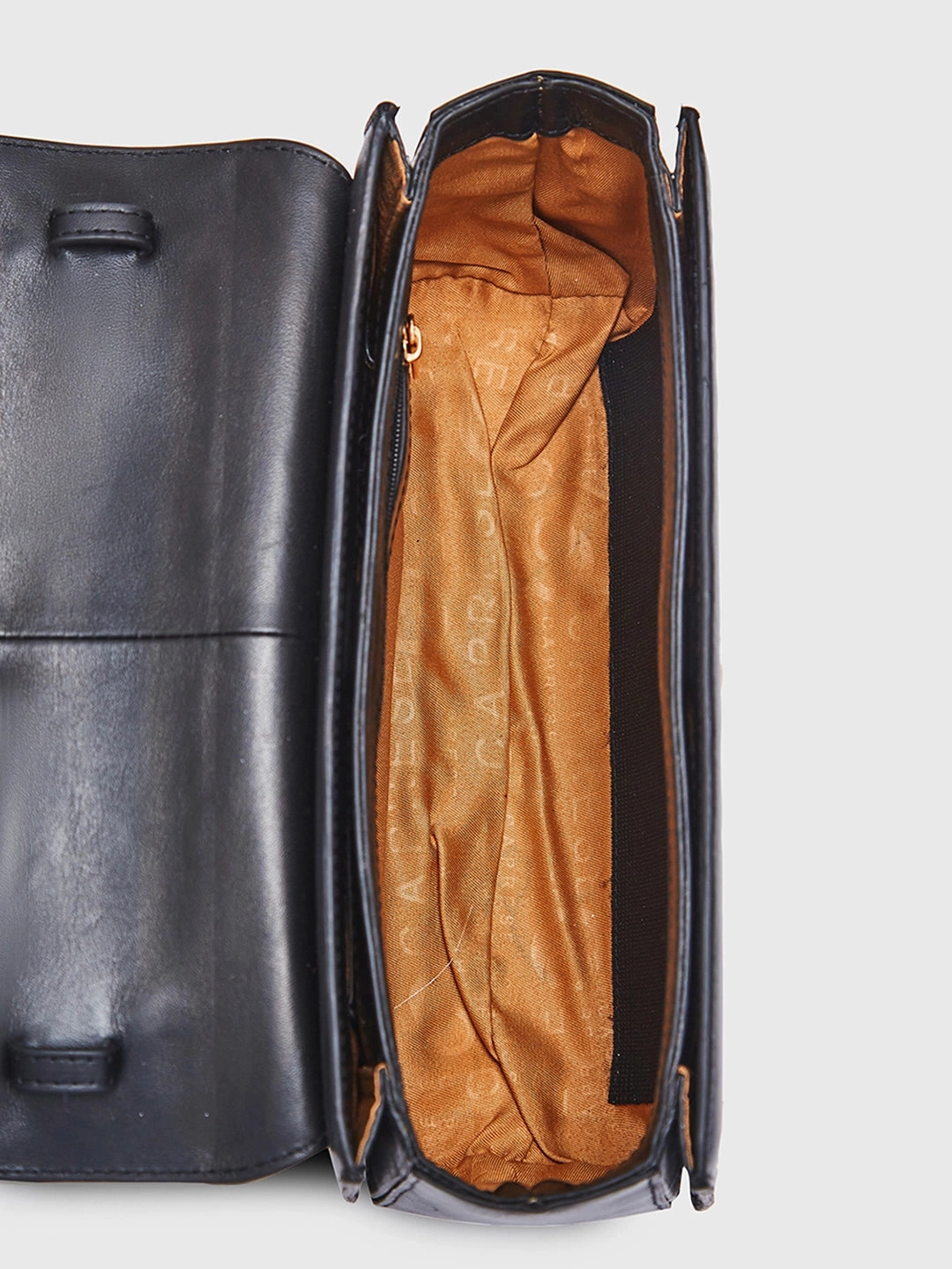 Caprese Minimal Formal Medium Black Sling Bag