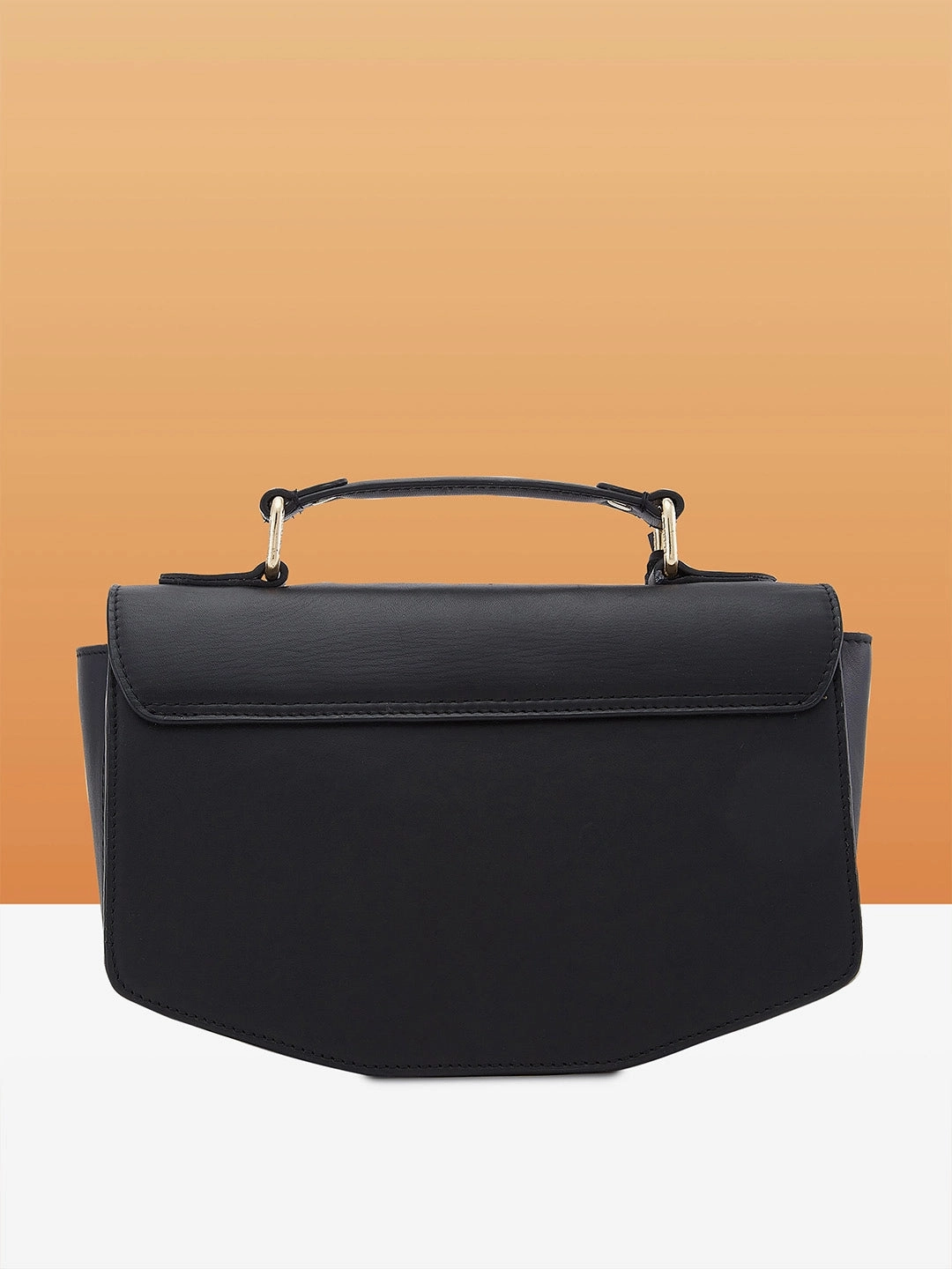 Caprese Minimal Formal Medium Black Sling Bag