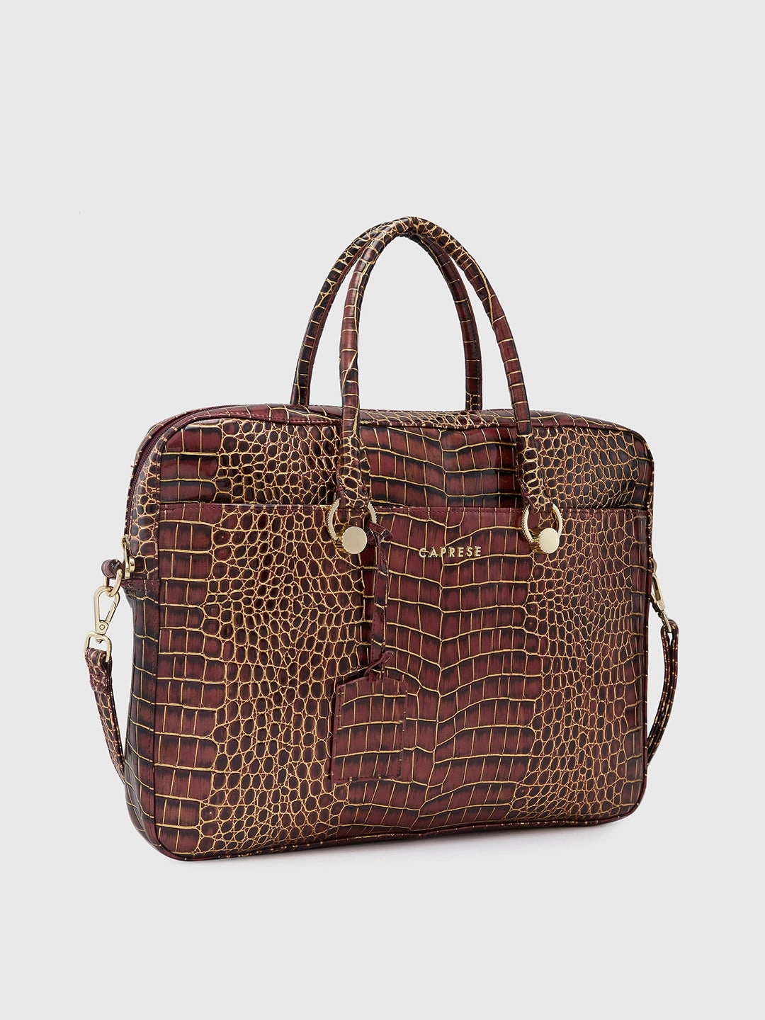 Caprese Miranda Large Burgundy Laptop Bag