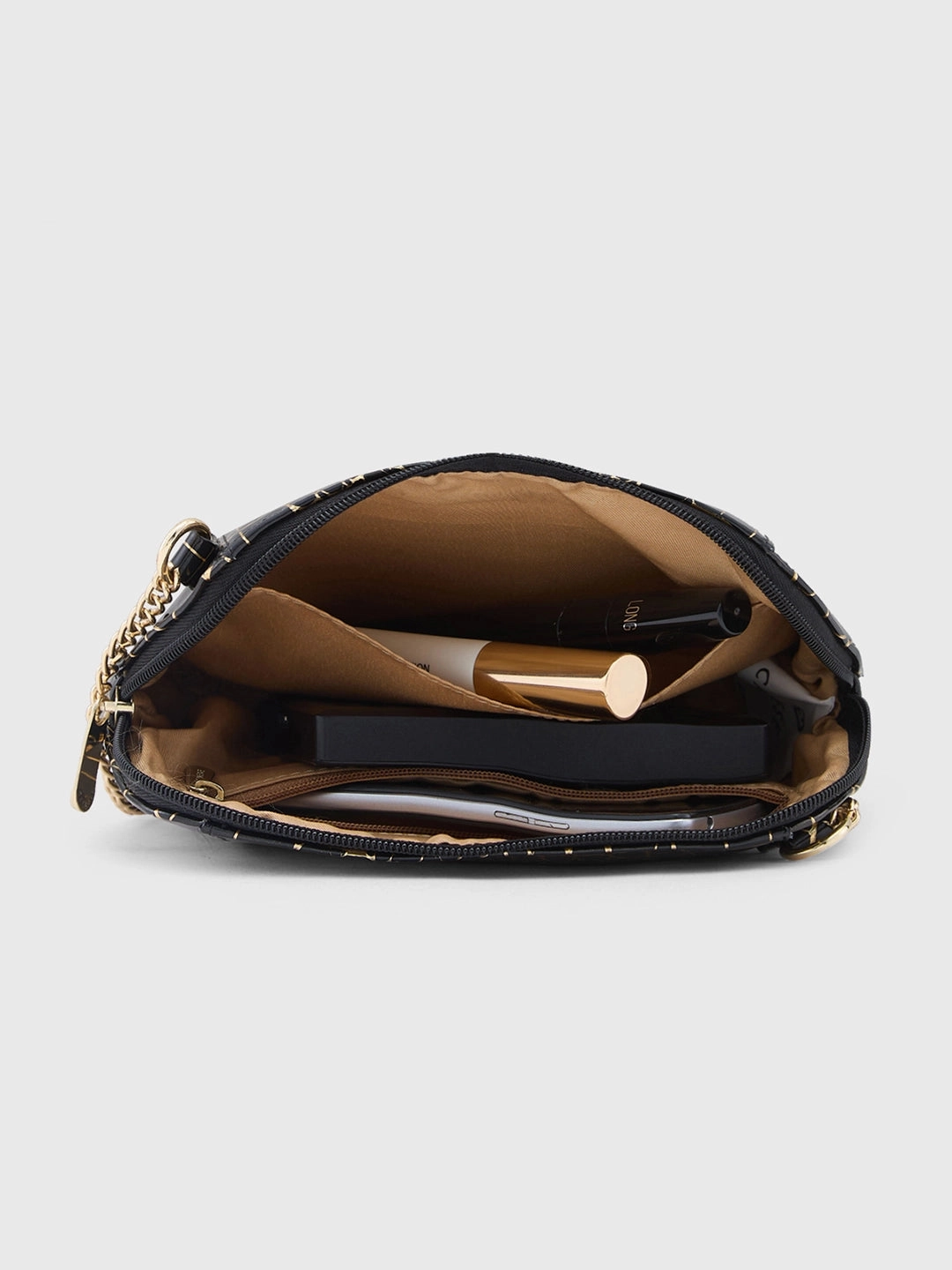 Caprese Miranda Small Black Sling Bag