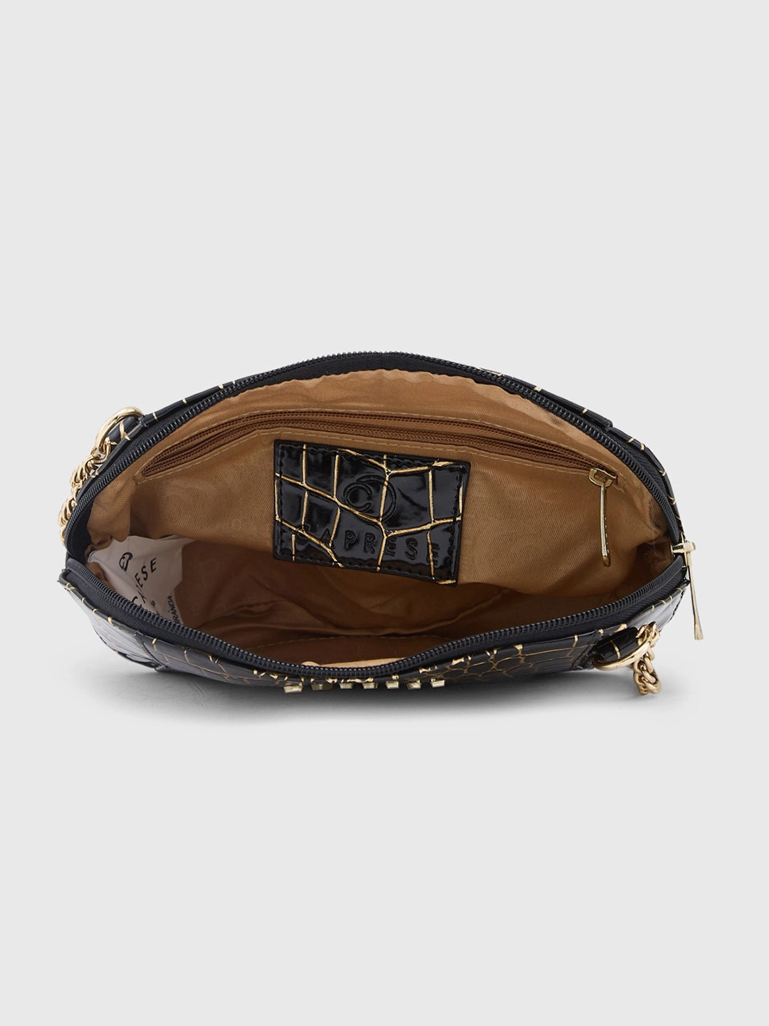Caprese Miranda Small Black Sling Bag