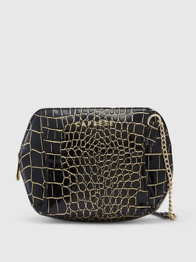 Caprese Miranda Small Black Sling Bag