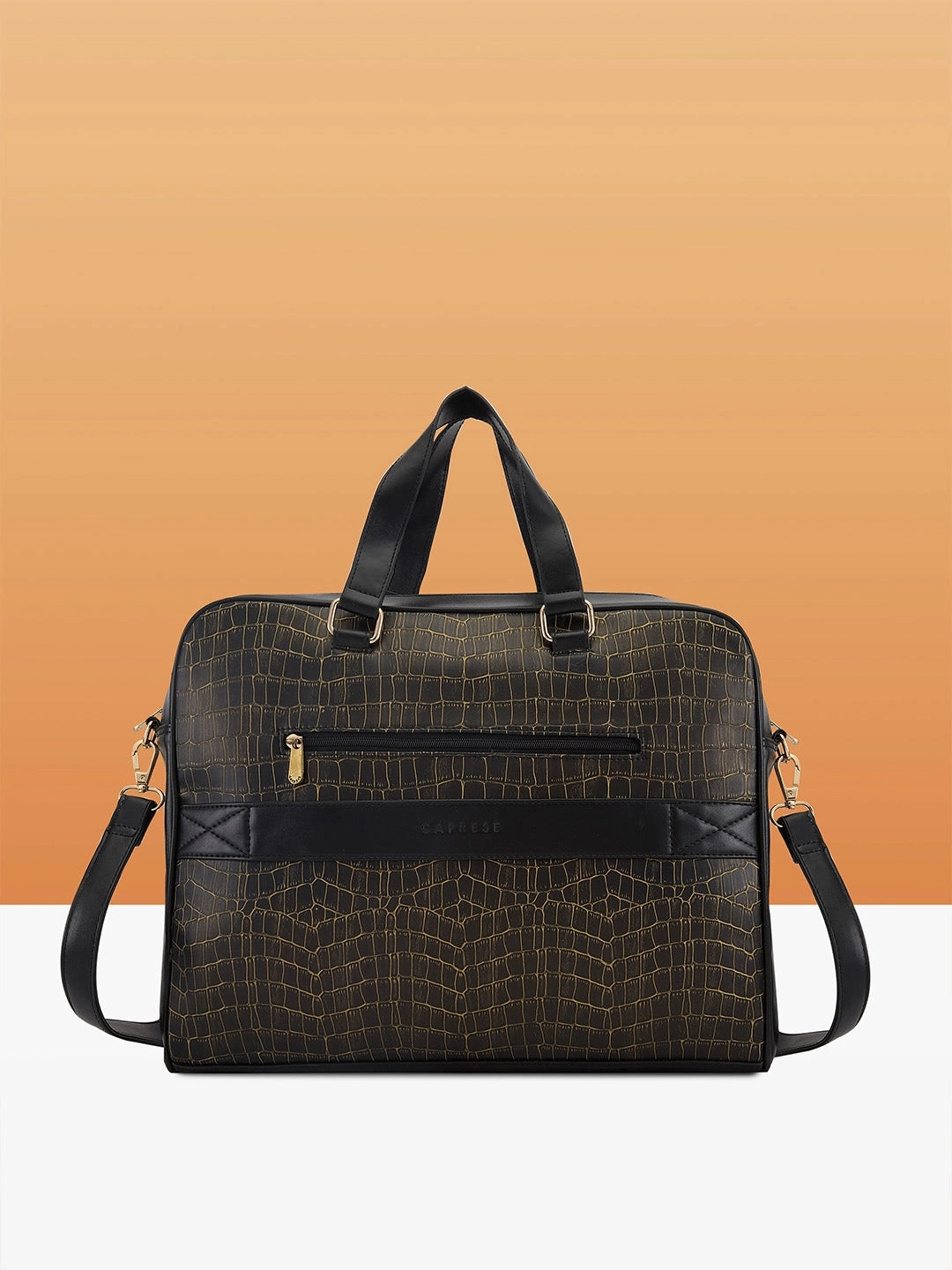 Caprese Mist Laptop Bag Large Black