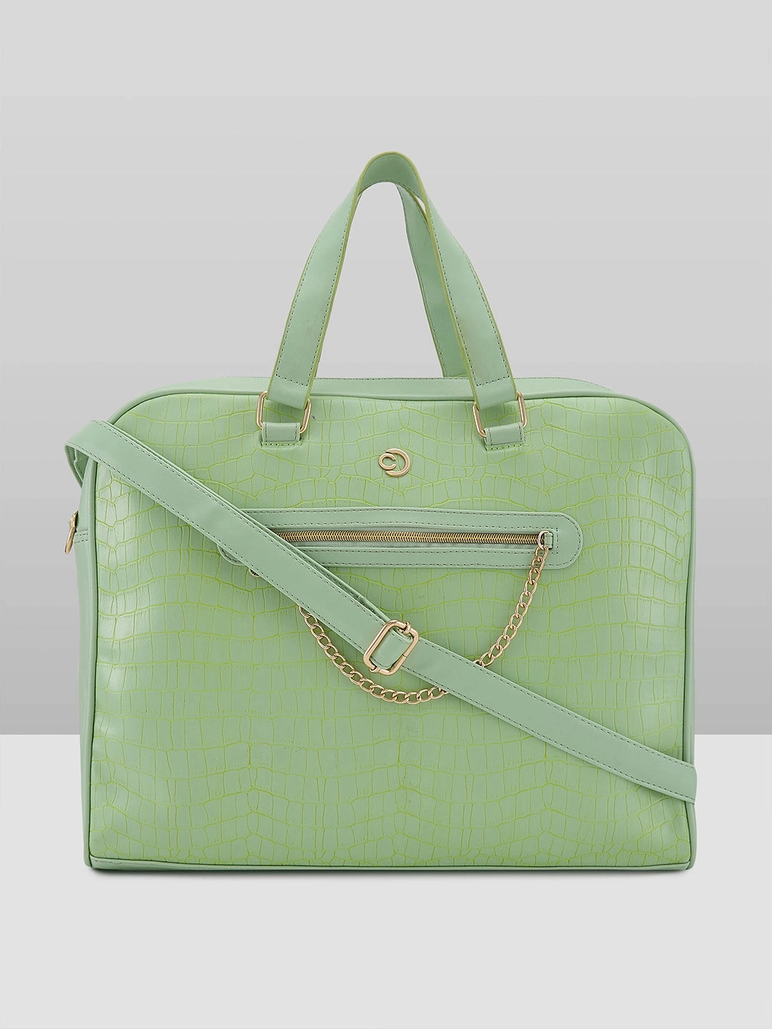 Caprese Mist Laptop Bag Large Mint