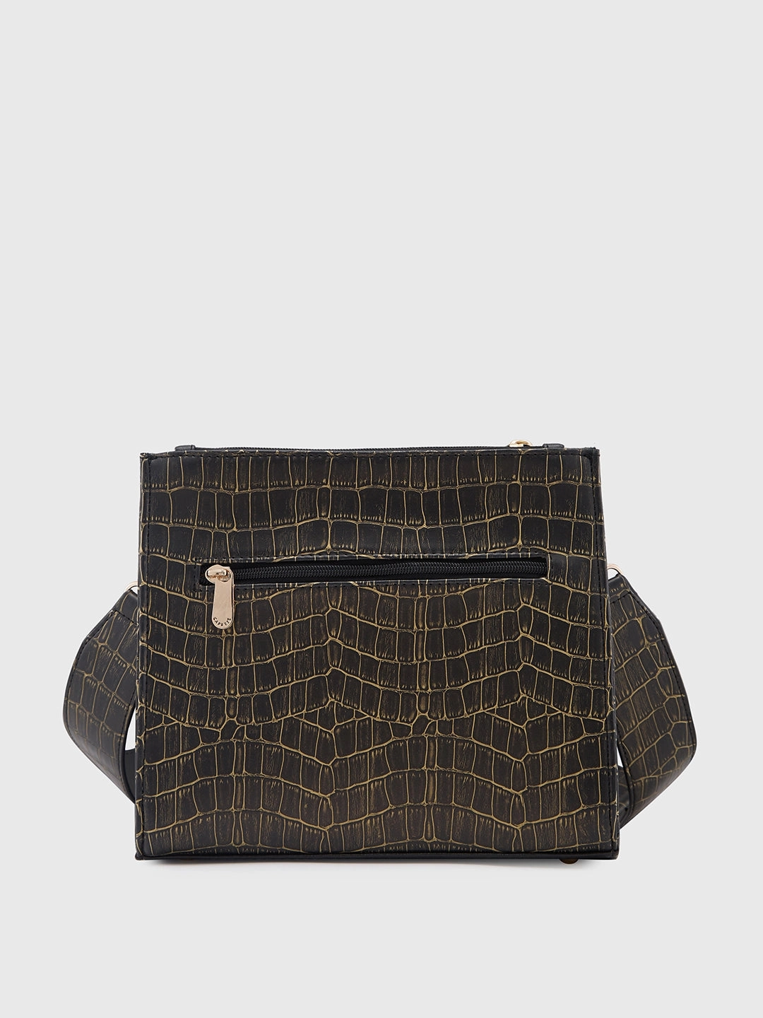 Caprese Mist Medium Black Crossbody Bag