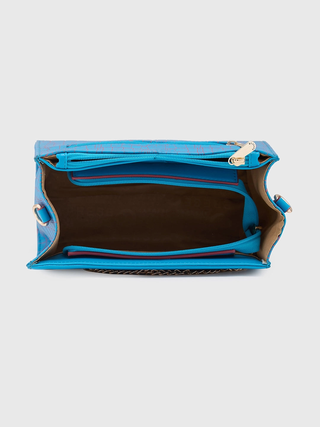 Caprese Mist Medium Blue Crossbody Bag