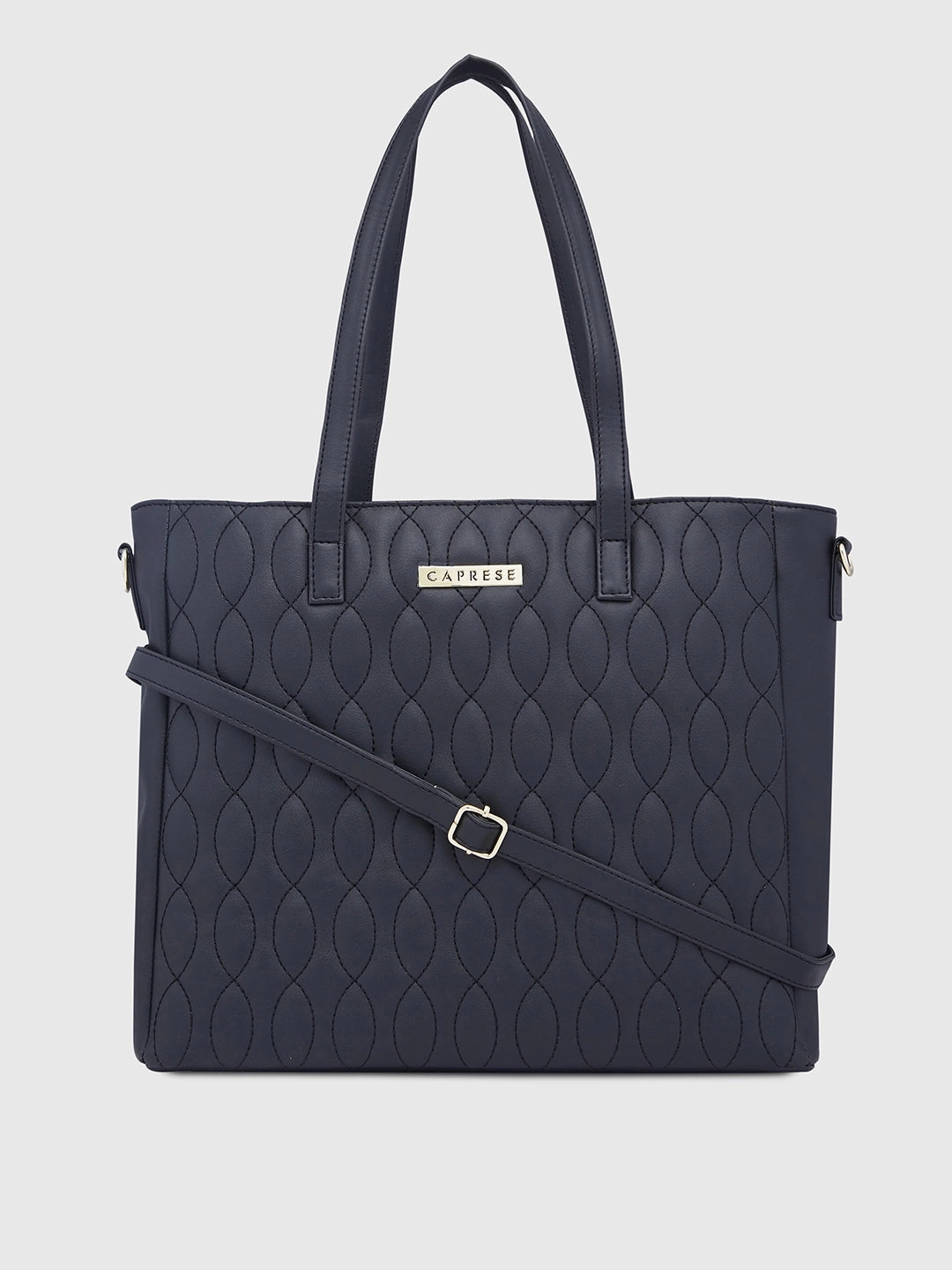 Caprese Mubi Small Black Tote Bag